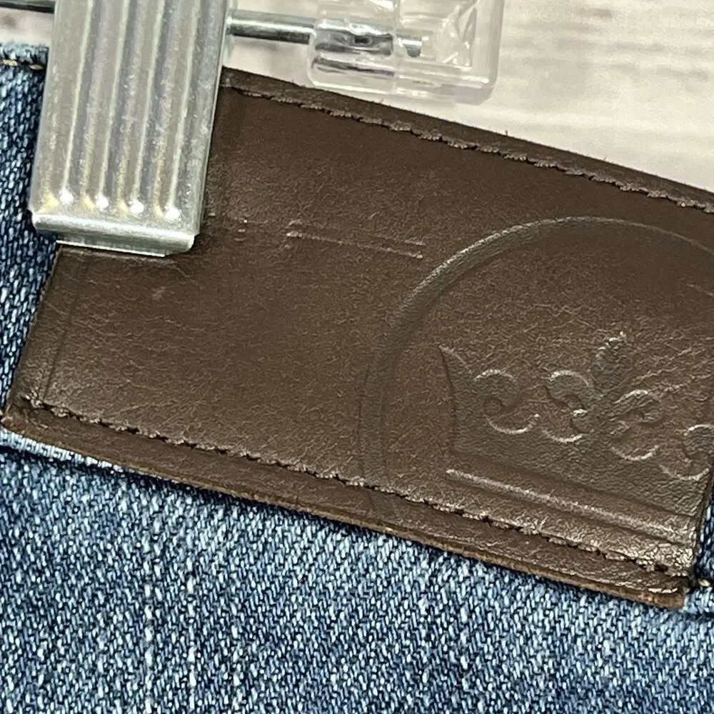 Peter Millar Crown Crafted Jeans 38x34 True Blue Wash Tailored Fit Stretch